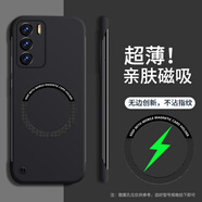 JOOCIY【當(dāng)天發(fā)貨】適用vivo iQOONeo5/5s磁吸手機(jī)殼超薄保護(hù)套磨砂男女手機(jī)套防摔外殼硬殼無(wú)邊框 【黑色】磁吸無(wú)邊框殼 iQOO Neo5
