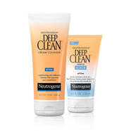 露得清（Neutrogena）深層清潔毛孔雙重潔面套裝磨砂膏124ml+潔面乳200g 去除油脂雜質(zhì) only 324ml
