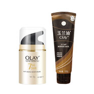 玉蘭油（OLAY） 多效修護霜防曬霜醒膚水潔面乳眼霜爽膚水7效修護 洗面奶+修護霜