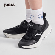 JOMA荷馬兒童跑步鞋男女童運動鞋新款網(wǎng)面透氣防滑中大童童鞋休閑鞋 黑色 30