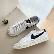 耐克（NIKE）板鞋女鞋夏季新款COURT透氣輕便防滑耐磨運(yùn)動(dòng)休閑小白鞋 DC4769-102 白黑/皮革鞋面 38