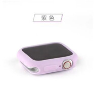 iSeriseWatch適用iwatch8/7/se保護殼蘋(píng)果手表s10代硅膠殼套apple watch6全屏防摔 紫色 40mm(4-6代/SE)