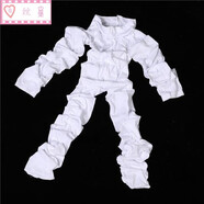 翡遇加大碼全身無(wú)縫連體衣加厚保暖修身緊身cos 夏季超薄白色 常規款