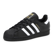 ADIDAS阿迪達(dá)斯韓國(guó)直郵貝殼頭運(yùn)動(dòng)休閑鞋 三葉草低幫休閑小白鞋男女 EF5398 黑金標(biāo) 40