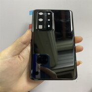 適用華為P40原裝玻璃后蓋P40Pro+原廠后殼屏手機(jī)電池蓋背殼背板 P40pro+原裝工藝帶鏡框（陶瓷黑
