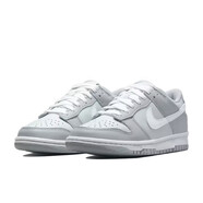 耐克（NIKE）Dunk Low GS運(yùn)動低幫休閑板鞋 DX3363 白灰DH9765-001 35.5
