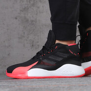 阿迪達(dá)斯（adidas）秋季新款男鞋休閑時(shí)尚ROSE 773羅斯款潑墨舒適透氣耐磨高幫籃球鞋 FW8663 42.5