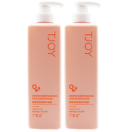 丁家宜洗發(fā)水控油滋潤洗發(fā)露柔順持久留香男女士修護干枯毛糙頭發(fā) 酵素護發(fā)素*2瓶