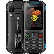 愛(ài)戶外(ioutdoor)F6 Ex本安防爆手機(jī) 化工廠石油燃?xì)庥蛶?kù) 4G全網(wǎng)通IIC T4工業(yè)防爆 化工藍(lán)（無(wú)攝像頭版）