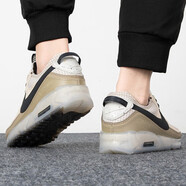 耐克（NIKE）男鞋秋季新款運動(dòng)鞋AIR MAX氣墊緩震透氣跑步鞋休閑鞋580518-011 DH4677-200/AIR MAX 90/卡其色 44.5