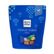 瑞特滋（RITTER SPORT）软心立方榛子酱夹心牛奶巧克力 40粒 婚庆喜糖 休闲零食 德国原产