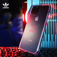 錦灝 Adidas阿迪達斯iPhone手機殼運動蘋果保護套防摔 蘋果11pro三葉草透明