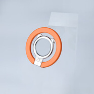 慕念  適用蘋(píng)果手機支架Magsafe無(wú)線(xiàn)磁吸指環(huán)支架懶人支架蘋(píng)果14手機指環(huán)扣支架折疊簡(jiǎn)約安卓通用 酷熊支架：橙色