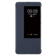 華為（HUAWEI）華為原裝Mate20 Pro/Mate20/X手機(jī)殼智能視窗翻蓋全包保護(hù)套 防摔 【Mate20 X 深藍(lán)色】適用于7.2英寸