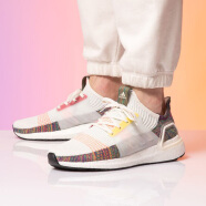 阿迪达斯（Adidas） UltraBOOST UB19男女子爆米花缓震运动休闲跑步鞋 EF3675「灰彩虹」 36