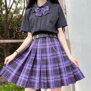 【JK制服官方】元氣少女jk制服裙正版女套裝學(xué)生裝學(xué)院風(fēng)日系女裝jk制服少女校供感全套 甜心風(fēng)暴+短袖襯衫+領(lǐng)花 S【尺碼偏小】