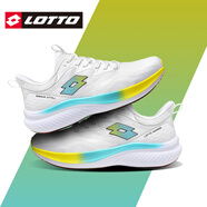 LOTTO樂途男鞋超輕專業(yè)碳板跑步鞋2025春夏季新款網(wǎng)面透氣減震運(yùn)動(dòng)跑鞋 白色 40