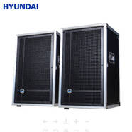 HYUNDAI現代專(zhuān)業(yè)15英寸大型會(huì )議舞臺音響套裝 強磁全頻戶(hù)外防水航空箱工程級體育館演出大型活動(dòng)KTV音箱 AT-15單15寸音響一對600W-1200W