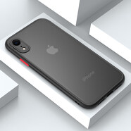 諾康士適用 蘋果x手機(jī)殼抖音網(wǎng)紅款iphone xs max套全包防摔磨砂X個性創(chuàng)意硅膠蘋果xr網(wǎng)紅潮牌 蘋果XR 【黑色】 鏡頭保護(hù)殼嬰膚觸感