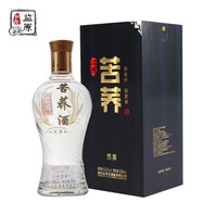 監原糧食酒苦蕎麥酒 湖北監利純糧酒固態(tài)發(fā)酵原漿原酒禮盒白酒 42度 500mL 1瓶 【黑蕎禮盒酒】
