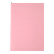 如晨  筆記本子商務(wù)記事本子韓國小清新大學(xué)生日記本簡(jiǎn)約a5筆記本文具辦公用品工作記事本子定制 光面款-粉色