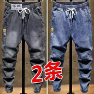 寫(xiě)璇 【兩條裝】春秋季耐臟耐磨工作服干活穿的衣服無(wú)磁無(wú)鐵工地上班建筑褲子男潮厚款 【2件裝】903灰色+903藍(lán)色 XL