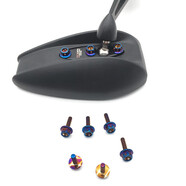 鉑蝶九號小牛電動(dòng)車(chē)改裝4后視鏡反光鏡加裝手機支架加長(cháng)正反牙螺絲 鏡殼六角螺絲（藍色6個(gè)）