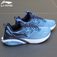 李寧（LI-NING）男鞋運動(dòng)鞋子秋季男士跑步鞋云五代2024新款透氣休閑鞋訓練旅游鞋 瀑布藍/夜藍色【云5代】 41