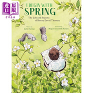 I Begin with Spring 梭羅的春天 英文原版 進口圖書 精裝童書 兒童繪本 故事圖畫書 自然動物繪本 6-9歲兒童讀物
