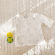 迪尼豆豆（dinidoudu）夏季嬰兒上衣新生嬰兒兒衣服寶寶純棉薄款初生上衣和尚服無(wú)骨夏裝 （上衣）小木馬~初生夏季和尚服 66 碼（建議9-13斤內）