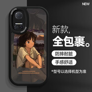 漫小宅 榮耀Play6C手機殼卡通Play6t/6tpro黑硅膠軟殼男新款潮honor保護套 榮耀play6t 平面女孩
