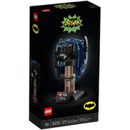 樂高（LEGO）頭盔面具擺件 星戰(zhàn)超級英雄樂高兒童拼裝積木玩具禮物男孩女孩 76238 經(jīng)典蝙蝠俠面罩