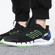 阿迪達(dá)斯 （adidas）跑步鞋男鞋2025秋季新款運(yùn)動(dòng)鞋清風(fēng)系列透氣減震防滑休閑鞋HP2626 HP2624黑色電子綠 42.5