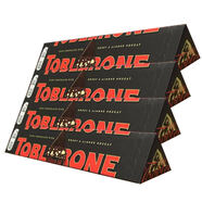 Toblerone 瑞士三角 進口蜂蜜扁桃仁黑巧克力100g*4條  進口巧克力零食