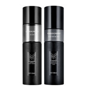 麗顏世家炭能量男士酷爽護膚套爽膚水乳霜深度清潔控油保濕密集補水控油鎖水細致凈透毛孔緩解干燥清爽 爽膚水+健膚乳