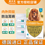 愛(ài)沃克德國拜耳狗體內外驅蟲(chóng)藥滴劑aiwoke體外驅蟲(chóng)跳蚤螨蟲(chóng)蛔蟲(chóng)心絲蟲(chóng)等 4-10kg犬用1ml 3支裝
