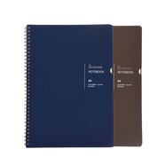 史泰博 PP面螺旋 日記本 辦公專(zhuān)用記事本會(huì )議記錄本 學(xué)生專(zhuān)用筆記本文具本子 加厚 A4深藍色 80頁(yè) 整箱40本