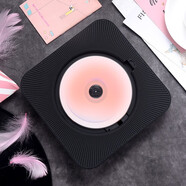 悅心聽(tīng)CD機(jī)便攜式音樂(lè)專輯播放器家用壁掛式藍(lán)牙音響音箱英語(yǔ)光盤光碟學(xué)習(xí)機(jī)復(fù)讀機(jī)i復(fù)古黑膠CD生日禮物 黑色插電款+防塵蓋+藍(lán)牙版