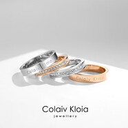Colaivkloia情侶戒指男女對(duì)戒一對(duì)滿天星素圈婚戒尾戒情人節(jié)生日禮物送男女友 JZ0301一對(duì)價(jià)/備注顏色款式 美號(hào)8號(hào)