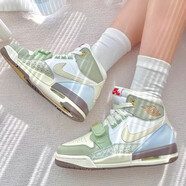 耐克（NIKE）AIR JORDAN 312 aj312男女鞋黑藍白薄荷綠龍年蛇年限定運動(dòng)籃球鞋 FD9909-111女款 38.5