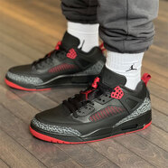 耐克（NIKE）男鞋2025秋季新款Jordan Spizike復古籃球鞋氣墊運動(dòng)鞋休閑鞋 FQ1759-006黑紅 40