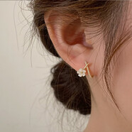 銀瑜 精致甜美韓國小巧迷你花朵S925銀針耳釘女潮氣質(zhì)網(wǎng)紅耳環(huán)耳飾 花朵耳釘