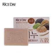 米時(shí)代韓國希杰米時(shí)代進(jìn)口香皂大米蓮花石榴皂洗臉皂潔面皂沐浴皂 五谷皂2塊裝