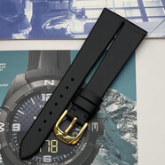 適用于天梭1853海浪系列T112原廠(chǎng)皮帶 T112210A 原裝真皮表帶女 15MM 原廠(chǎng)黑色+金色針扣 15mm