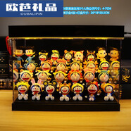 哆啦a夢(mèng)公仔擺件動(dòng)漫玩偶機(jī)器叮當(dāng)貓車載創(chuàng)意藍(lán)胖子生日禮物新款 C+D款星座生肖2個(gè)人物26個(gè)公仔 公仔+展示盒