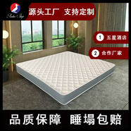 潤(rùn)典愛伊獨(dú)立袋裝彈簧卷包壓縮到家凝膠記憶棉慢回彈包裹床墊家用工程 白色 180*200cm