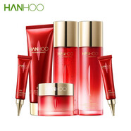 韓后（Hanhoo）紅石榴套裝緊致保濕護(hù)膚品水乳媽媽護(hù)膚全套 六件套禮盒裝