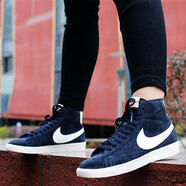 耐克（NIKE）女鞋春季Blazer高幫運(yùn)動(dòng)開(kāi)拓者板鞋休閑鞋 AV9376-400 36