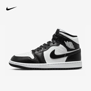 耐克（NIKE）Air Jordan 1 Mid AJ1女子黑白復(fù)古運動籃球鞋 DV0991-101 36.5