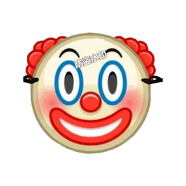 可愛途科比面具明日方舟初代門醬搞怪搞笑面具表情包生日搞氣氛道具 小丑面具-紙面具 開眼